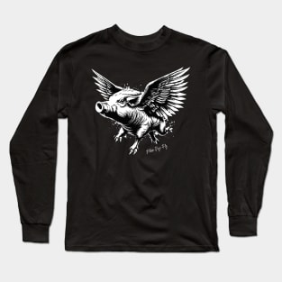 Flying Pig Long Sleeve T-Shirt